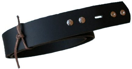 Wolfszeit Wechselgürtel für Buckles und Schnallen aus echtem Leder Handarbeit von 80cm - 190cm (135cm)