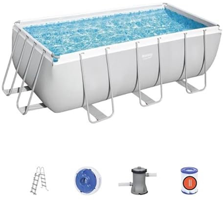 Bestway Piscina rigida rettangolare Iseo Grande 412x201x122H cm - 69,2 kg