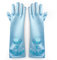 Katara 1098 - Prinzessin ELSA Handschuhe Party Fieber Kleid/Mädchen Kostüm Verkleidung Fasching Karneval, Blau …