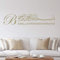 BESMELE Bismillah Wandtattoo Aufkleber Wandaufkleber Aufkleber Sticker Islam (200cm (B) x 41,93cm (H) XXL, Gold)