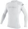 O'Neill Wetsuits Herren Basic Skins L/S Crew Rash Vest, White, L