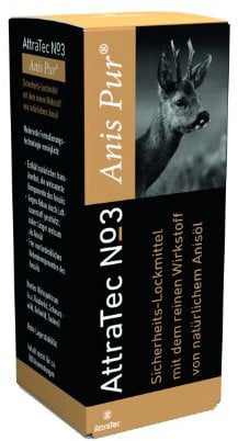ATTRATEC No 3 Anis Pur Lockmittel für Rehwild, Raubwild, Schwarzwild, 100 ml Tropfflasche
