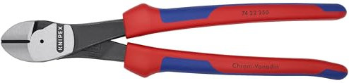 Knipex 7422250sba 25,4 cm hohe Hebelwirkung Seitenschneider – Comfort Grip gewinkelt, 7422250SBA