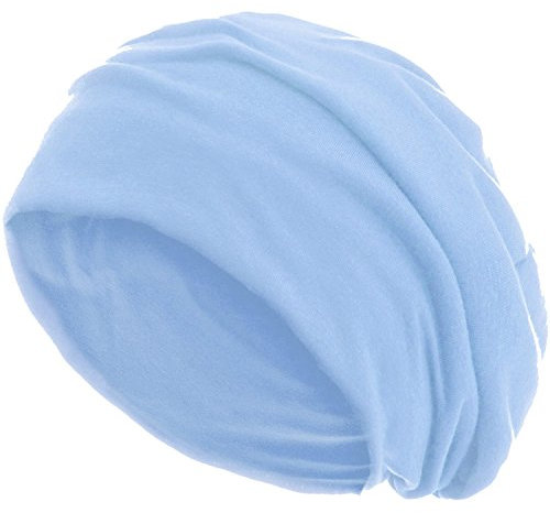style3 Slouch Beanie aus atmungsaktivem, feinem und leichten Jersey Unisex Mütze Haube Bini Einheitsgröße