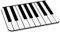 Piano Keys Keyboard PC Computer Mouse Mat Pad