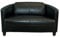 Vintage Line Clubsofa Rocket 2-Sitzer Leder Belon Black Echtleder Sofa