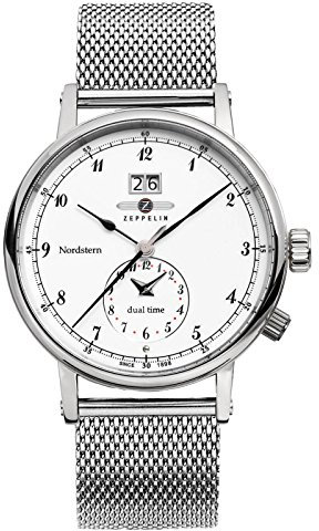 Zeppelin 7540M-1 Herren-Uhr Nordstern Dual Time