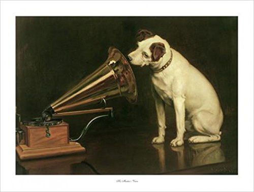 Francis Barraud Poster His Master's Voice Kunstdruck Bild 80x60 cm