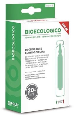 Polti Bioecologico PAEU0086, Anti Espumante y Desodorante con Fragancia a Pino para Polti Lecologico y Lecoaspira