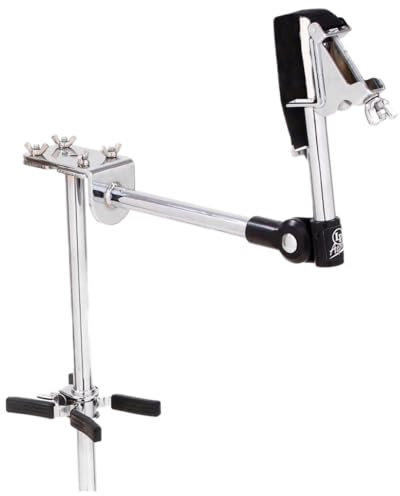 LP Latin Percussion LPA244S Aspire Bongo Halterung Slide Mount Bracket, für LPA653 Doppelcongaständer, Straplock-System, neigbar