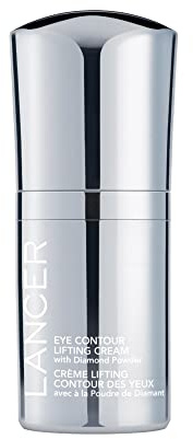 Lancer Skincare Eye-Contour Lifting Cream with Diamond Powder, Anti-Aging Eye Cream with Hyaluronic Acid, 0.5 Ounces