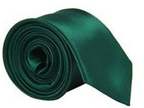 5cm Width Skinny Mens Wedding Solid Plain Necktie Tie