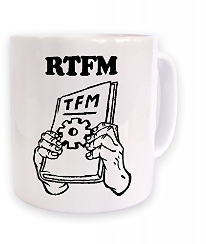 RTFM Tasse (Standard Size Mug/weiß)