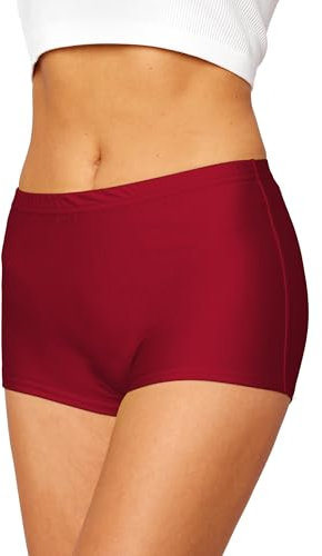 Merry Style Shorts Bañadores Deportivos para Mujer Trajes de Baño Shorts de Natación Bikini para Playa Piscina Deporte Bragas Modelo L23L1 (Burdeos (4222), 44)