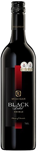 McGuigan Black Label Shiraz 750ml (Pack of 6 x 75cl)