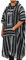 LOUDelephant 100% Woven Cotton Long Hooded Poncho - Black & White