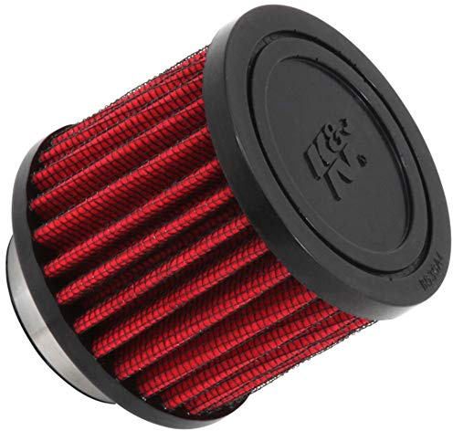 K&N Vent Air Filter/Breather: High Performance, Premium, Washable, Replacement Engine Filter: Flange Diameter: 1.5 In, Filter Height: 2.5 In, Flange Length: 0.625 In, Shape: Breather, 62-1450
