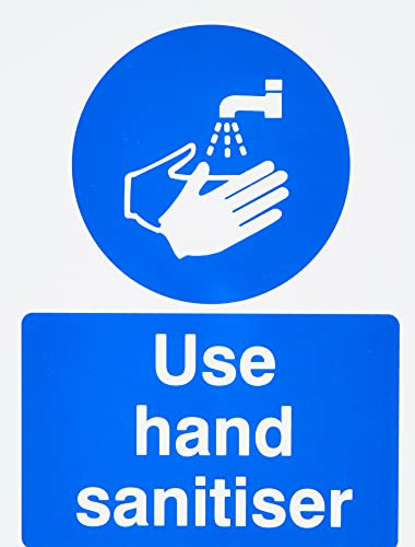 UK Safety Store HYB.11W-RP Use Hand Sanitiser Sign 150mm x 200mm - Rigid Plastic