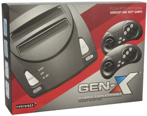 Retro-Bit -GENX-6058 Gen X Console de Jeu 2 en 1 avec 2 manettes