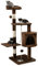 lionto Árbol rascador para Gatos Altura 112 cm, Marrón