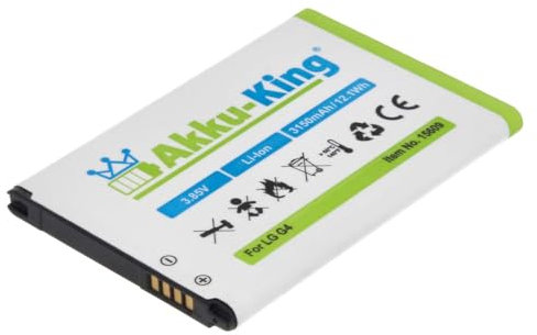 Akku-King Akku kompatibel mit LG BL-51YF - Li-Ion 3150mAh - für G4, G4 Dual SIM, G4 Dual LTE