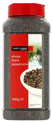 Chef's Larder Whole Black Peppercorns 500g