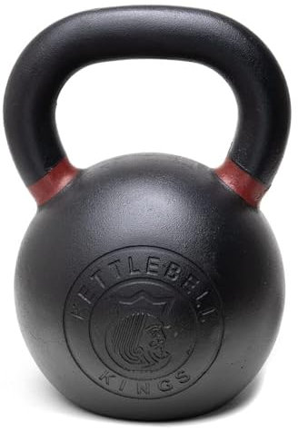 Kettlebell Kings | Kettlebell Weights | Powder Coat Kettlebell Weights (4-48KG) For Women & Men | Powder Coating for Durability, Rust Resistance & Longevity | Weighted in Kilograms