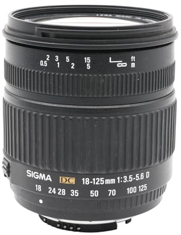 Sigma 18-125/3,5-5,6 DC digital Objektiv für Nikon D