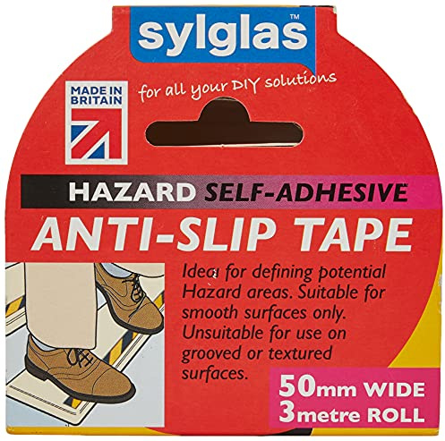 Sylglas Anti Slip Tape – Durable Self-Adhesive Grip Solution for Stairs, Floors, and Ramps – Weatherproof, Easy to Apply, for Indoor & Outdoor Safety