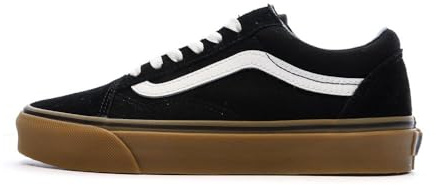 Vans Old Skool¿ (Gumsole) Black/Medium Gum Men's 5.5, Women's 7 Medium