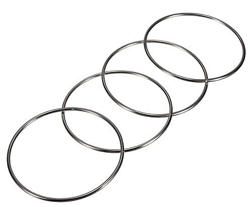 Magic Trick 4 Chinese Linking Rings Set für Kinder Bühnenzaubertrick.