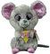 Ty Beanie Boos - Squeaker Il Topolino, con Occhi Rosa Grandi e Glitter, Il Peluche con Gli Occhi Grandi Scintillanti - 15 Cm - T36192