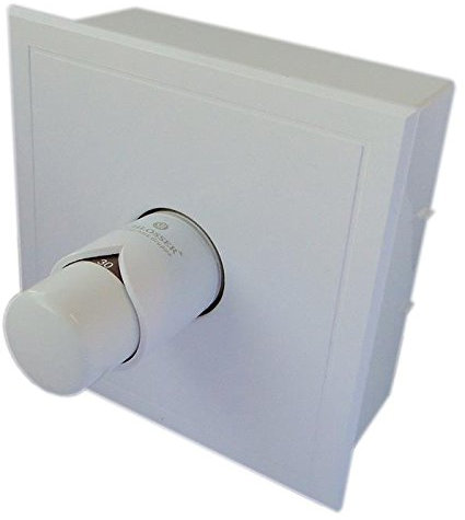 Rücklauftemperaturbegrenzer RTL mit Kasten, Thermostat für Fußbodenheizung, G 3/4, Regler für Fussbodenheizung (weiß)