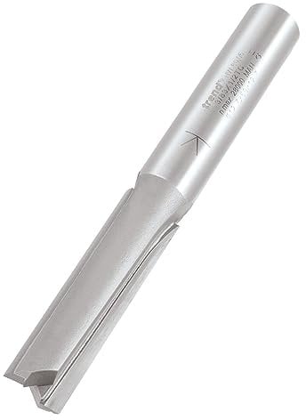 Trend Professional Two Flute Router Cutter Bit, 1/2 Inch Shank, 12.7mm Cut Diameter & 50mm Cut Length, Tungsten Carbide Tipped, 3/83X1/2TC