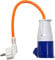 Streetwize SWTT44 Euro Hook Up Adapter – 200/250V Adapter Lead w/ Header, Converter Lead for Motorhomes, Caravan, Trailers