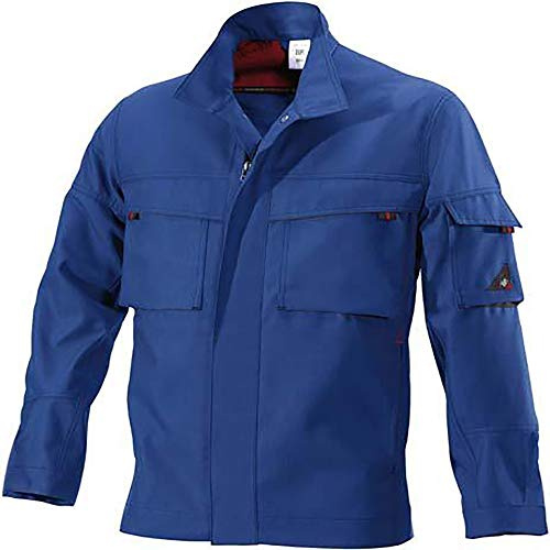 BP 1787-555-13-56/58n Arbeitsjacke, Stehkragen, verdeckter Frontreißverschluss, 295,00 g/m² Stoffmischung, königsblau/schwarz, 56/58n