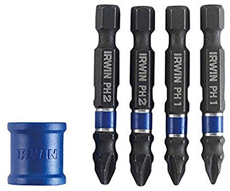 IRWIN 1923416 PZ, PH Schlagschrauber, magnetisch, 5 Stück