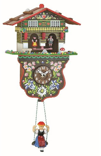 Trenkle Kuckulino Schwarzwalduhr Wetterhaus mit Quarzwerk und Kuckuckruf TU 2026 SQ