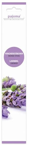 pajoma® Räucherstäbchen Lavendel 10 Stück | Weihrauch-Stäbchen 28 cm - in dekorativer Verpackunga