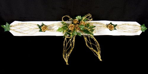Tischband verschiedene Farben für Hochzeit / Silberhochzeit/ Goldhochzeit (gold)