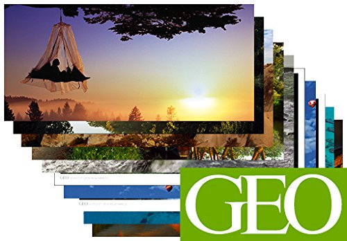 10er-Set: Postkarten PANORAMA +++ MIX SET Nr. 1 von modern times +++ 10 schöne GEO PANORAMA XXL-Motive +++ perfekt für POSTCROSSING +++ ohne deutschen Text!