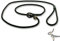 Mystique® Field trial Moxonleine Retrieverleine 6mm 130cm mit Zugbegrenzung schwarz