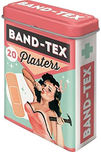 Nostalgic-Art 86107, Say it 50's Band Tex Plasters, Pflasterdose