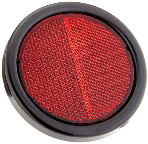 HELLA 8RA 002 016-121 Rückstrahler - Lichtscheibenfarbe: rot - rund - Anbau/geschraubt - hinten