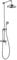 Mira Showers Realm Dual Outlet Mixer Shower Exposed Rigid with Diverter (ERD) Mixer Shower Chrome 1.1735.002
