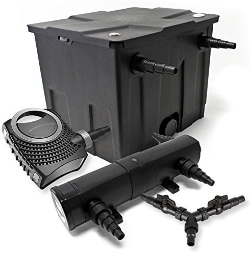 Set per laghetti filtro 12000l chiarificatore UVC 18W pompa NEO8000 70W