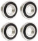 4x 6204 2RS / 2RSR / 2RS1 Kugellager (4er Pack) 20x47x14 mm/Industriequalität/Innendurchmesser 20mm 6204rs