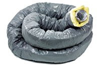 gaine pvc - souple - isolée - unelvent ecosoft - 80 mm - 50 mm - 6 mètres