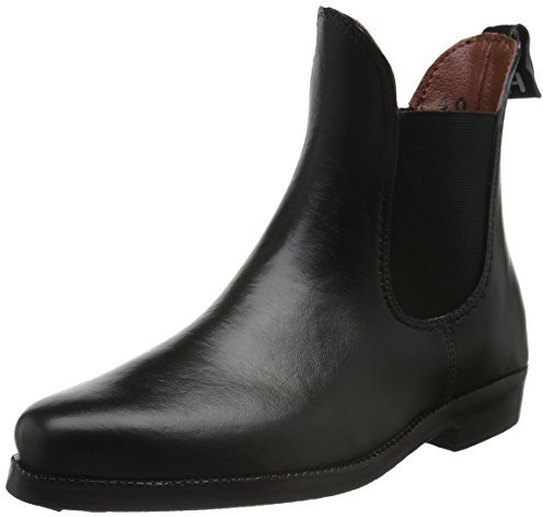 HKM Herren Hkm 5300 Soft/Weit, Elastikeinsatz Gummistiefelette, 28-46 Jodhpurgummistiefel, 9100 Schwarz, 38 EU