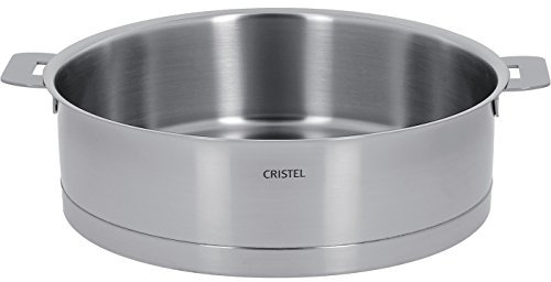 Cristel - S26QL - Sauteuse inox 26cm - sans poignée amovible - Collection Strate